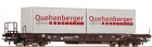 67529 Roco Flat car loaded with containers Quehenberger Logistics